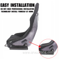 Racing Seat with Adjustable Mounting Brackets